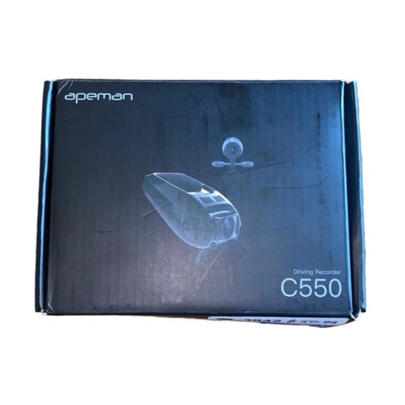 Apeman C550 Driving Recorder Dash Cam With Accessories - Picture 1 of 8